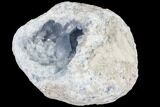 Blue Celestine (Celestite) Crystal Geode - Madagascar #87138-2